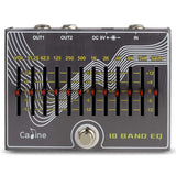 CALINE CP-81 10 Band EQ Guitar Effect Pedal True Bypass Design with Volume/Gain