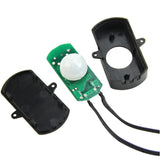 Mini 5A PIR Infrared Motion Sensor Detector Switch for LED Strip Light + Female Male DC Power Connector DC 5V-24V