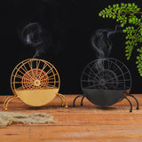 Iron Art Living Room Indoor Outdoor Repellent Mosquito Coil Holder Nordic Style Bedroom Home Decor Incense Burner Windmill Shape