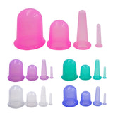 Silicone Vacuum Cupping Cans for Face Massager Massage Ventosa Suction Cup Facial Massage Cans Jars Anti Cellulite Health Care