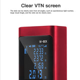 40/80m Digital Laser Rangefinder Portable Laser Distance Meter USB Charging Rangefinder Mini Handheld Distance Measuring Meter