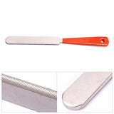1Pcs Luthier File Stainless Steel Narrow Dual Cutting Edge Tool &amp; 24Pcs 2.9MM Acoustic Electric Guitar Fret Wire Set