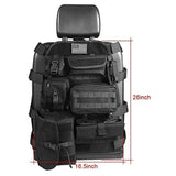 Universal Front Seat Cover Case Storage Bags Tactical Seat Cover For Jeep Wrangler CJ YJ LJ JK JL Storage Bags Molle Pal Po P9E0