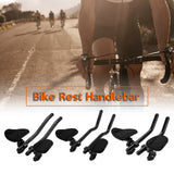 Bike Rest Handlebar Cycling Aero Bar Bicycle Relaxation Handle Bar Triathlon MTB Road Bike Arm Rest Bar Bike Aerobar