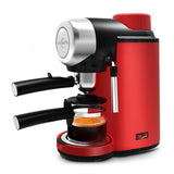 Home Office Small Coffee Machine Semi-Automatic Hand-Cranked Espresso Milk Frother Self-Cooking Mini All-In-One Coffee Machine