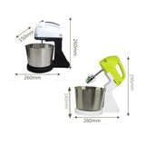 Hoodakang Electric Food Mixer Table &amp;Stand Cake Dough Mixer Handheld Egg Beater Blender Baking Whipping Cream Machine 7 Speed