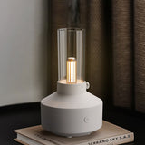 Retro Light Aroma Diffuser Night Light LED Light Recharge Humificador Simulated Candlelight USB Chargeable for Children Bedroom