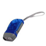 LED Hand Pressing Dynamo Crank Power Wind Up Flashlight Torch Light Hand Press Crank Camping Lamp Light For Outdoor Camping Lamp