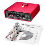 ICON Mobile U mini USB audio interface mic/Instrument input Interface recording sound card,for computer karaoke live broadcast