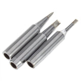 A Set of 10pcs Different Lead-free Solder Soldering Iron Tips 900M-T for Hakko Station 900M 933 376 907 825D+ (Silver)