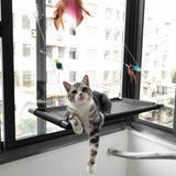 Cat Hammock Window Seat Suction Cups Shelf All -Around Sunbath Space Saving Window Mounted Cat Bed For Large Small Cat
