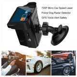 3 Inch 720P 120 Degree Full Band Mirro Car Speed Laser Police Dog Radar Detector GPS Voice Alert Safety 2 In 1 H588 Hot Sale