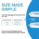 Auto Skin Tag Remover Painless Facial Beauty Tools Mole Wart Spot Skin Tag Removal Kit With Cleansing Swabs Home Use