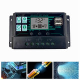 Solar Panel 220V Battery Charger 1000W Inverter USB Kit 10A Controller Solar Power System Home Grid Camping