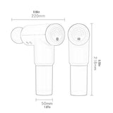 Electric Fascia Gun Massage Gun Muscle Relaxer Neck Massager  Fitness Home Impact Gun Movement Recovery Noise Reduction Design