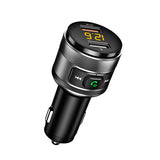 QC3.0 Fast Car Charger Bluetooth 5.0 FM transmitter Wireless Hands-free Kit Cars Modulator USB Flash Drive MP3 Player