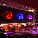 Spiral Hole LED Wall Lamp Dimmable Spiral Lamp with Remote Control Lamp To Decorate Family KTV Bar Wedding Party Hall Lights