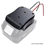Battery Adapter for Makita 18V Battery Dock for Power Wheels Adapter for Ride on Cars Modify DIY Cordless Light Robotics