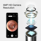 WIFI Smart Visual Ear Sticks Endoscope 4.0mm Mini Camera Earpick Ear Cleaner Wireless Otoscope Health Care Ear Wax Cleaning