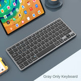 Bluetooth 5.0 &amp; 2.4G Wireless Keyboard and Mouse Combo Mini Multimedia Keyboard Mouse Set For Laptop PC iPad TV Android Macbook
