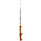 62cm Ice Fishing Rod Portable Carbon Wooden Handle River Shrimp Carp Fishing Pole Winter Fish Tackle Pesca for Dropshipping