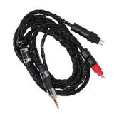 Double Needle 8 Core Balanced OCC Silver Plated Audio Cable for Sennheiser HD600/ HD580/ HD650/ HD660s Headphones