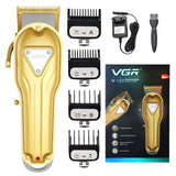 Full metal cord/cordless electric hair clipper professional beard hair trimmer for men adjustable haircut machine rechargeable