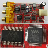 Home Amplifier DAC Decoder 24Bit 96K USB Sound Card HiRes Fever Decoder Support XP/WIN7/WIn8/WIN10/MAC
