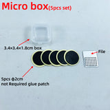 Bike Bicycle Cycling Tire Repair Kit Tool Set Inner Tube Patching Tyre Filler Glue Free Cold Patch Sealant Fix Portable Tirefit