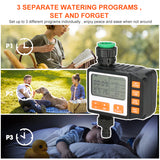 Digital Water Timer Programmable Outdoor Single Outlet Automatic On Off Water Faucet Hose Timer Irrigation System Controller