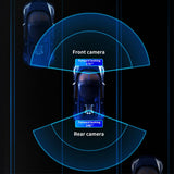 4 Inch LCD 1080P HD DVR Car Camera Dual Lens 170 Degree Wide Angle Driving Recorder Dash Cam Car DVR Camera Support Reversing