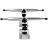 1 Pair Double Floor Longboard Trucks 7 Inch Skateboard Bracket Trucks Gravity Casting Tech