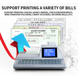 Check printer Professional check machine HL-2010C automatic typewriter Full English keyboard Check and money order printing