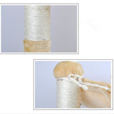 Cat Tree Scratcher with Hammock Funny Scratching Frame Sisal Rope Climbing Tree Toy Activity Protecting Furniture Cats Bed