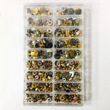 1 Box/Set Watch Crowns Parts Replacement Accessories 3.0 ~ 7.0 mm Copper Watch Assorted Head Quartz Watches Crown Repair Parts