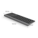 Thin 2.4Ghz Usb Wireless Mini Keyboard With Number Touchpad Numeric Keypad For Tablet Desktop Laptop Pc