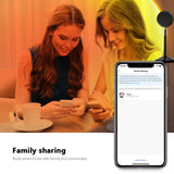 Tuya Smart WiFi Sunset Light Creative RGB Projection Light Background Projection Atmosphere Light Support Alexa Google Home