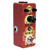 Stax Guitar Blues Overdrive Pedal Classic Overdrive Effect Pedals for Electric Guitar Mini Size True Bypass