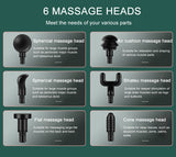Hot Sale Portable Device Fascia Massage Gun Muscle Pain Relax Body Electric Massager Sport Therapy Muscle Massager Body Health