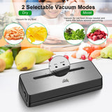Automatic Food Sealer With Free Vaccum Sealing Bags Packing Machine Food Storage Packer For Dry Wet Food Canister Perservation