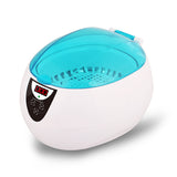 750ML Home Ultrasonic Cleaner Proffesional Jewelry Cleaners 5 Timers Glasses Watches Denture Keys Razor Brush Cleaning Machine