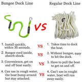 4FT 5FT Yacht Dock Rope Heavy Duty Marine Mooring Rope Boat Bungee Dock Line Shock Cord Anchoring Docking Rope For Boat Kayak