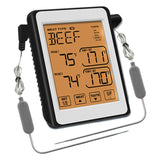 Dual Probes Digital Outdoor Meat Thermometer Cooking BBQ Oven Thermometer with Big LCD Screen For Kitchen