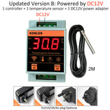 Tuya Smart Life WIFI Temperature Sensor Heating Boiler Cool Controller Remote Switch Thermometer Thermostat Alarm App Control