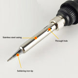 80W LCD Intelligent Digital Electric Soldering Iron Anti-hot 180~480℃ Adjustable Temperature Constant Electric Soldering Iron