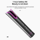 USB Charging Hand-held Dry Wet Automatic Hair Curler Curling Iron Curls Waves Four Levels Curly Rotating Curling Wave Styer