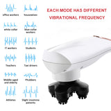 Wireless Handheld Massager 12 Modes Deep Tissue Vibration Massage for Muscle Back Neck Shoulder Body Pain Relief Massage Hammer