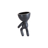 Human Shaped Gift Succulent Pot Ceramic Planter Office Craft Small Home Decor Multifunctionmu Garden Patio For Desktop Balcony