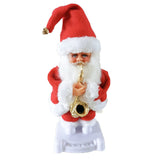 Electric Santa Claus Battery Operated Dancing Music Santa Claus Doll Christmas Ornaments for Home ALS88