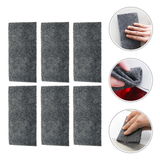1 Set 6 Pcs Multipurpose Scratch Repair Cloths Scratch Remover Cloths (Grey)